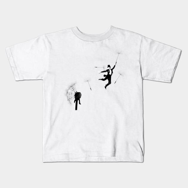 Aurevoir Kids T-Shirt by astronaut